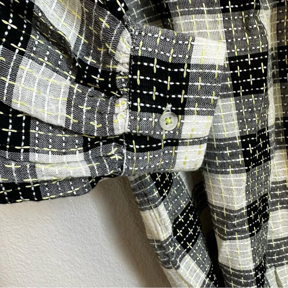 Anthropologie Pilcro and‎ the Letterpress Breezy Buttondown Shirt Sz S - Picture 6 of 13
